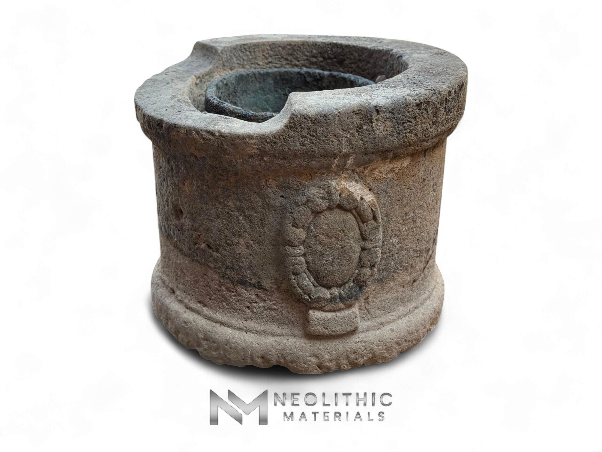 French Antique 18th Century Limestone Well - Image 4